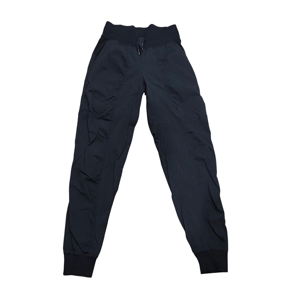 Lululemon Dance Studio Jogger 29 Black Woven Swift Fabric Pants Womens Sporty 2